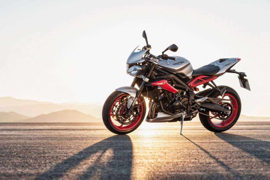 The Triumph Street Triple Rx 'Special Edition'.