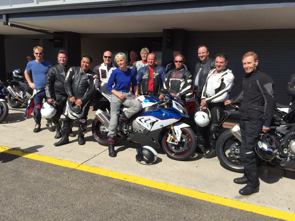A happy bunch with BMW Ambassador Kate Peck.