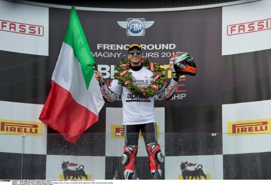 Lorenzo Savadori 2015 STK 1000 champ will race for Aprilia