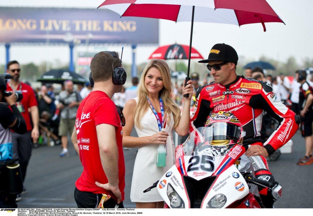 Brookes on grid race two