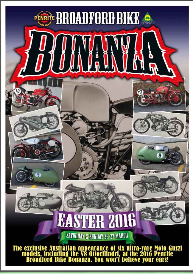 2016 Broadford Bike Bonanza poster easter 2016 March 26-27