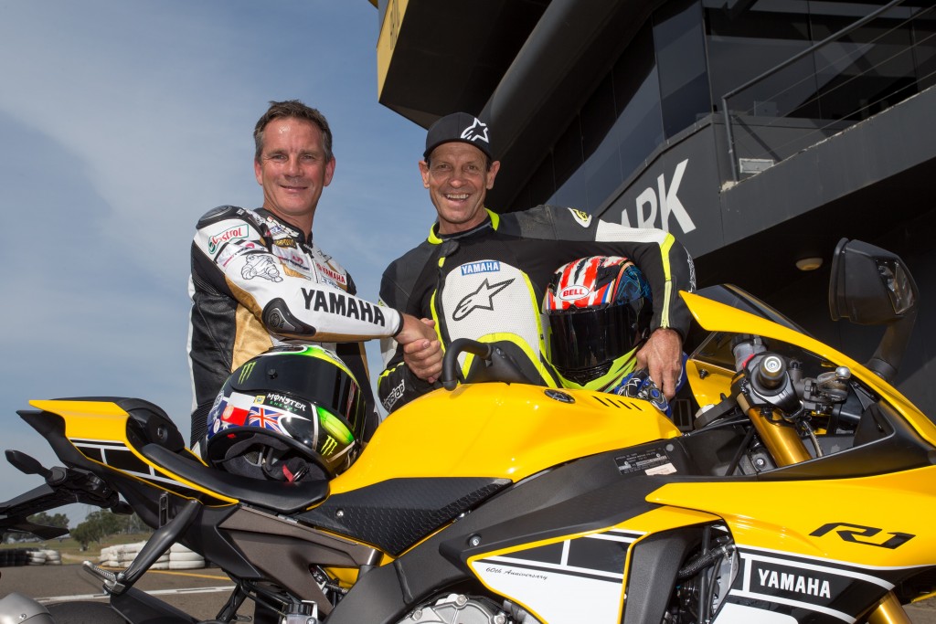 Australian Yamaha Motorcycling Legends Gall and Martin unite at ASBK