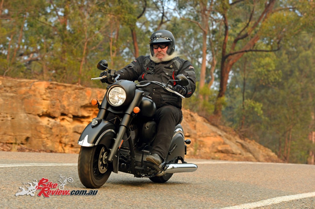 2016 Indian Chief Dark Horse Action - Bike Review (1)