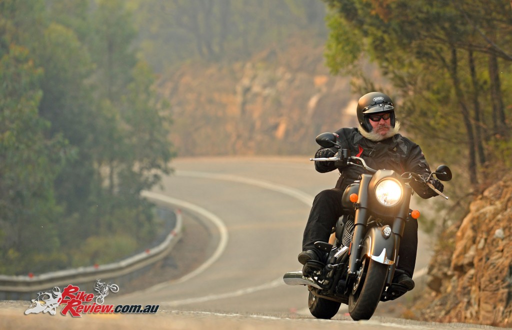 2016 Indian Chief Dark Horse Action - Bike Review (2) copy