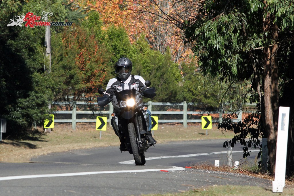 2016 Kawasaki KLR650 Bike Review Actions (12)