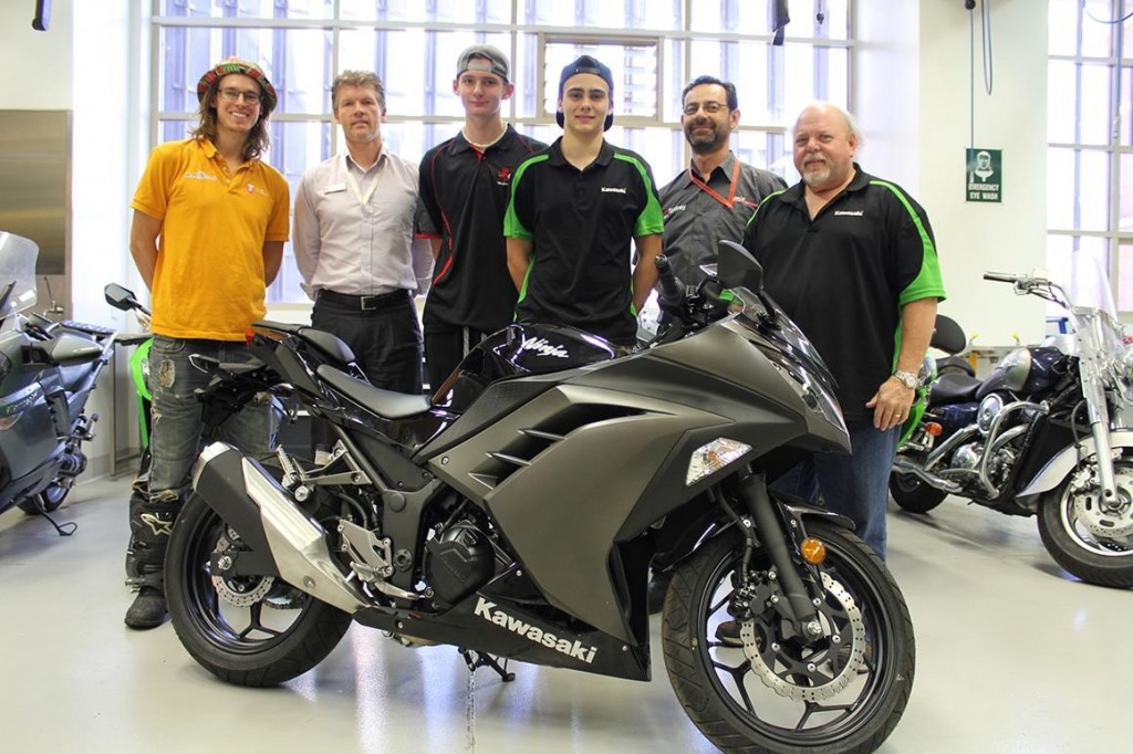 Kawasaki Donate Ninja 300 to TAFE NSW