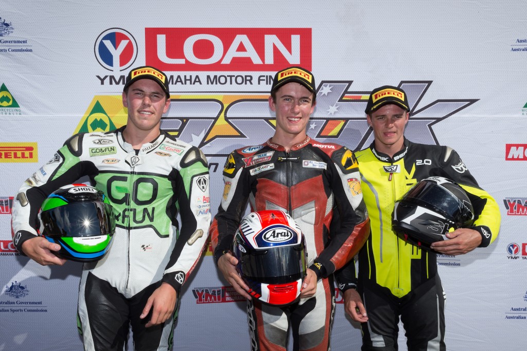 Top three talk before another Supersport fight at the ASBK