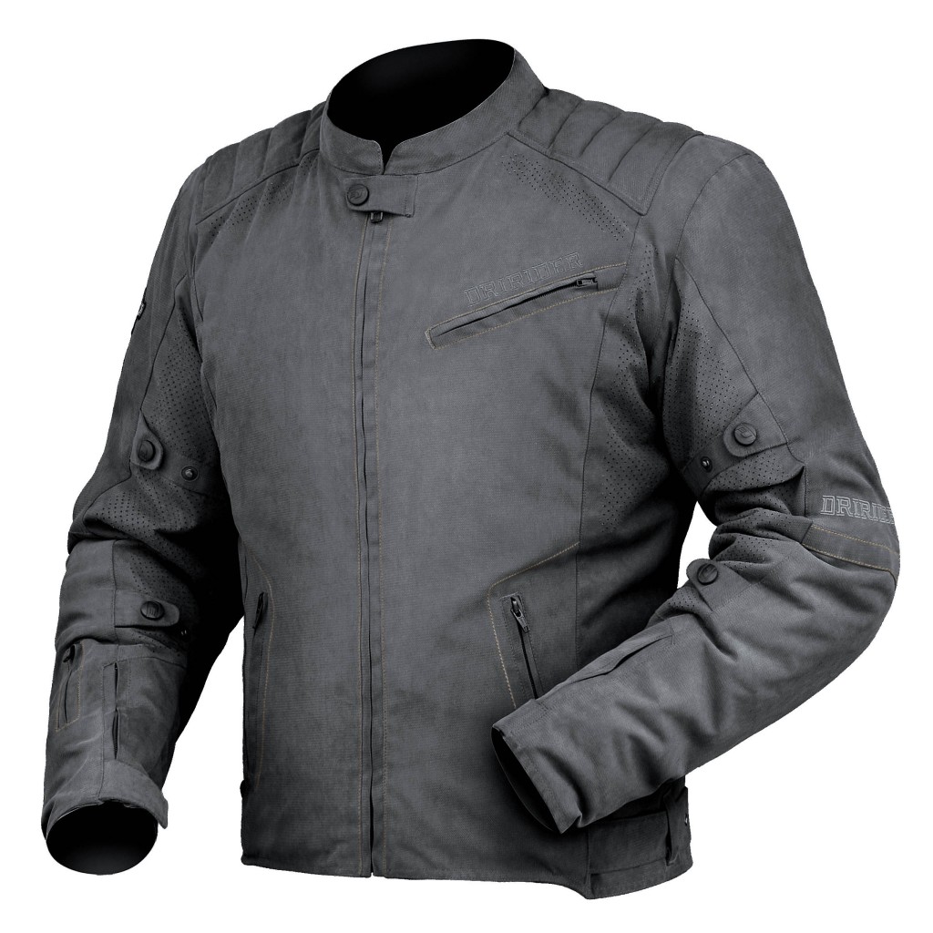 dririder- scrambler jacket -black