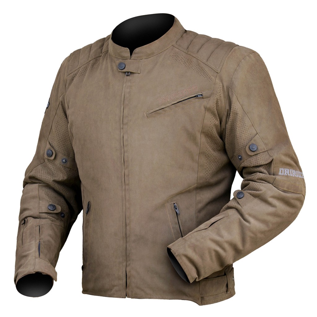dririder- scrambler jacket -brown