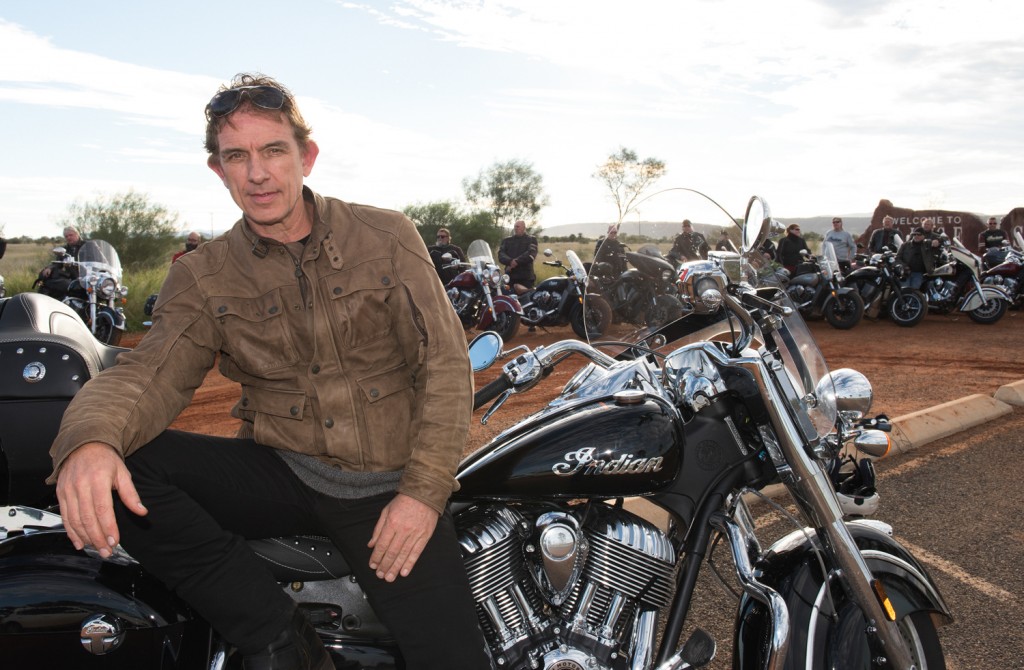 Today was the final leg of the 2,800km journey from Sydney to Ian Moss' home town of Alice Springs raising funds and awareness for Black Dog Ride.