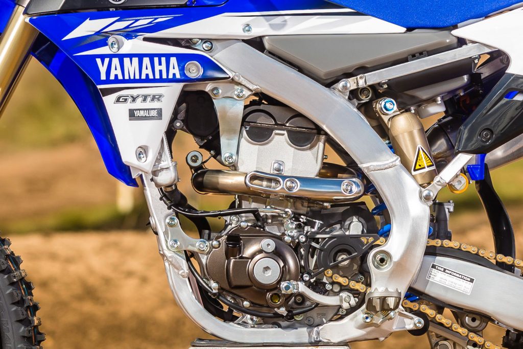 All new 2017 Yamaha YZ250F.