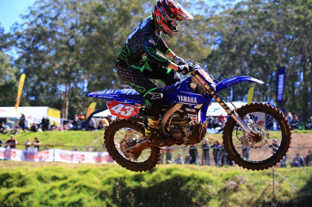 Mitch Evans on his way to a round win at Toowoomba.