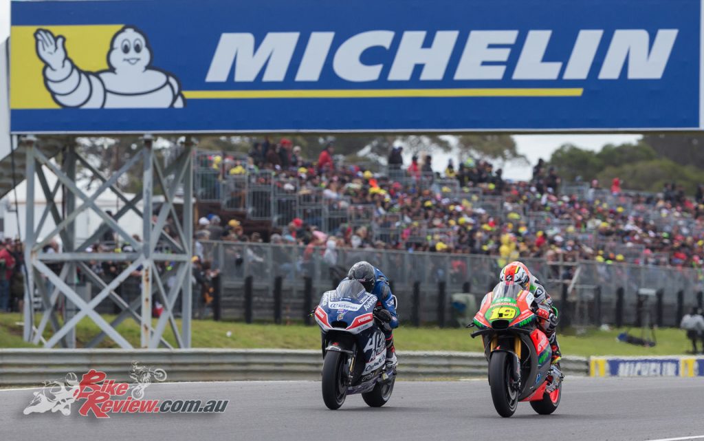 Mike Jones takes his first MotoGP points at the Phillip Island 2016 round.