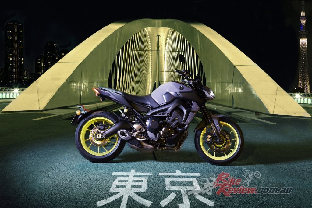 2017 Yamaha MT-09, Night Fluo