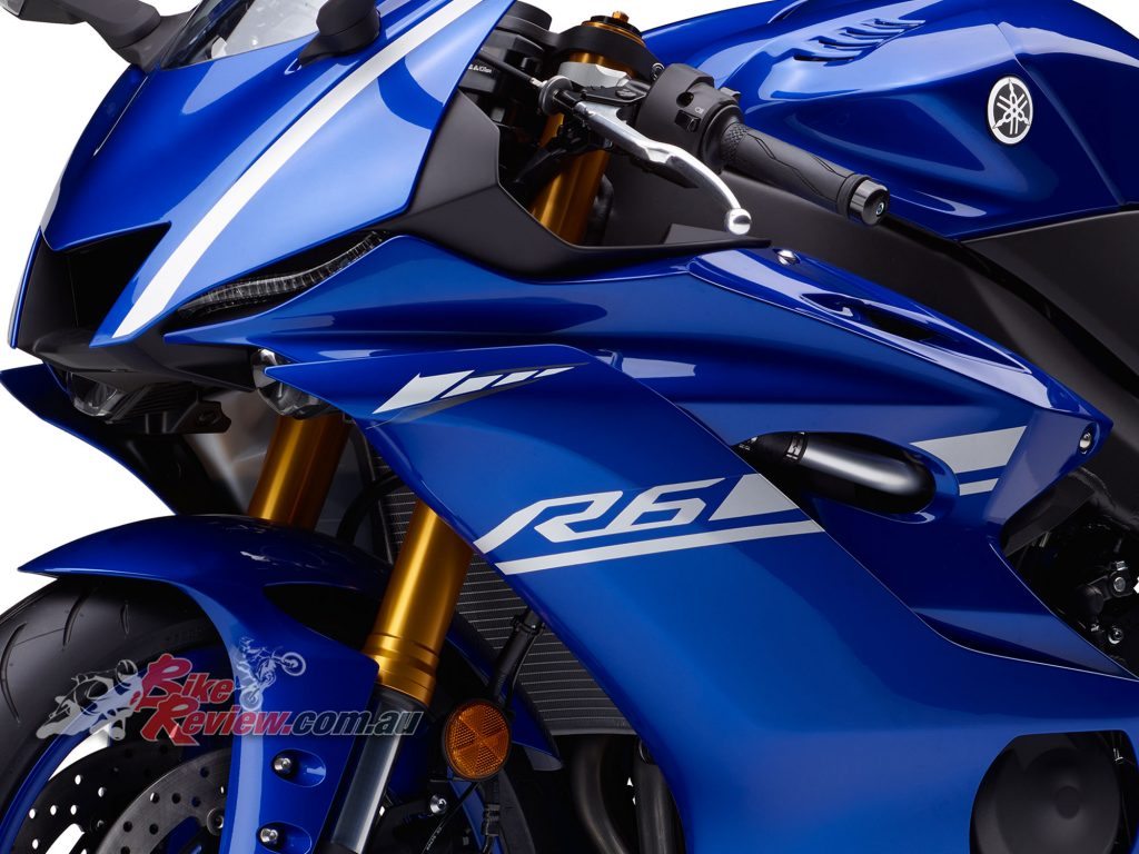 2017 Yamaha YZF-R6, restyled for 2017 like the 2016 YZF-R1