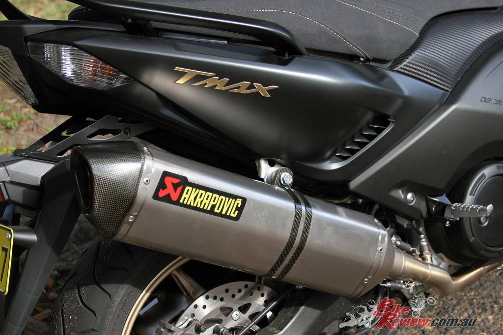 2016 Yamaha TMax 530, Akrapovic full exhaust system - optional accessory