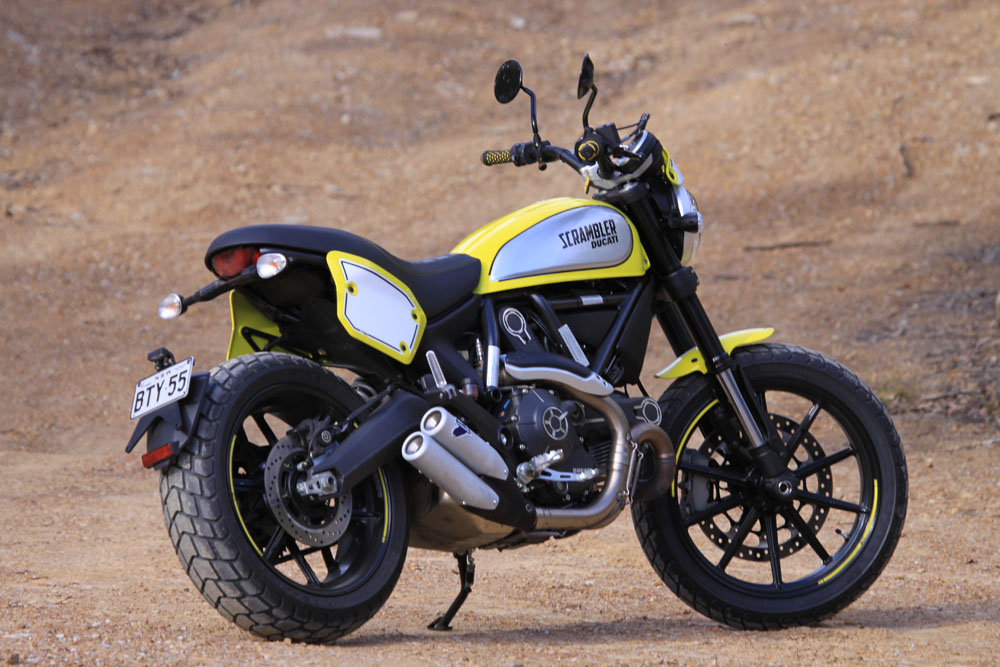 scrambler flat track