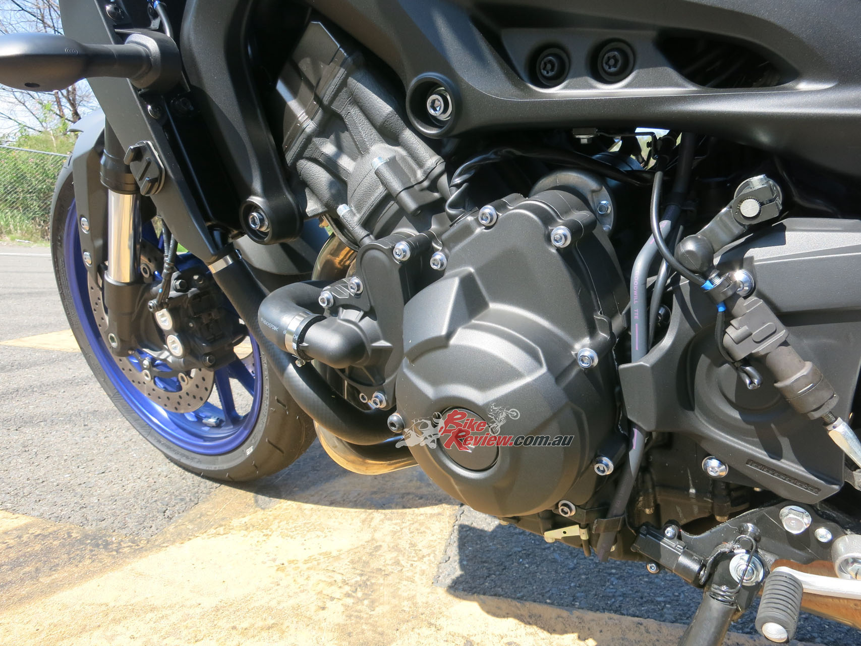 The Yamaha MT-09 seems to have benefited from revised fueling as well as an assist and slipper clutch