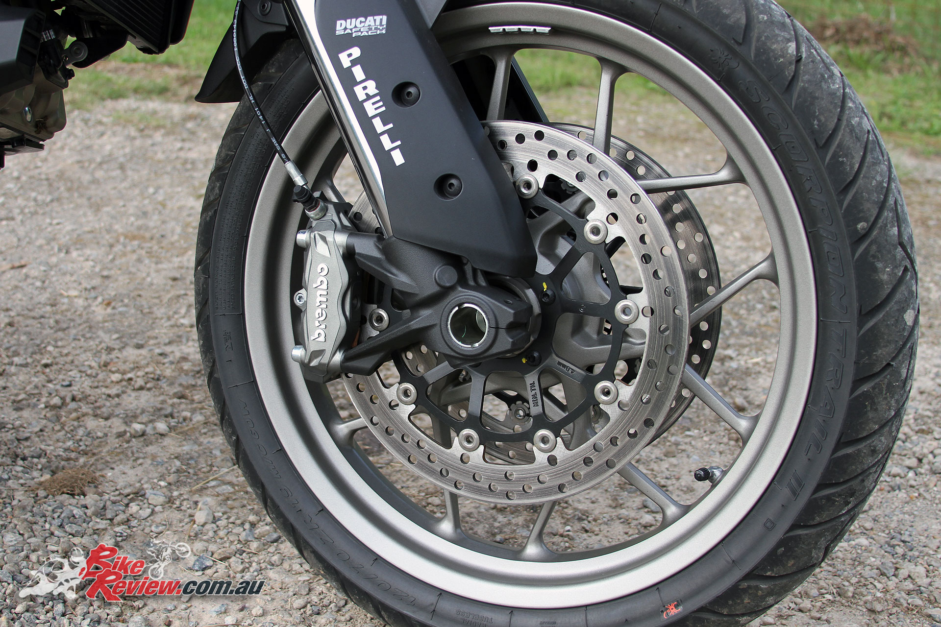 2017 Ducati Multistrada 950 Brembo four-piston calipers
