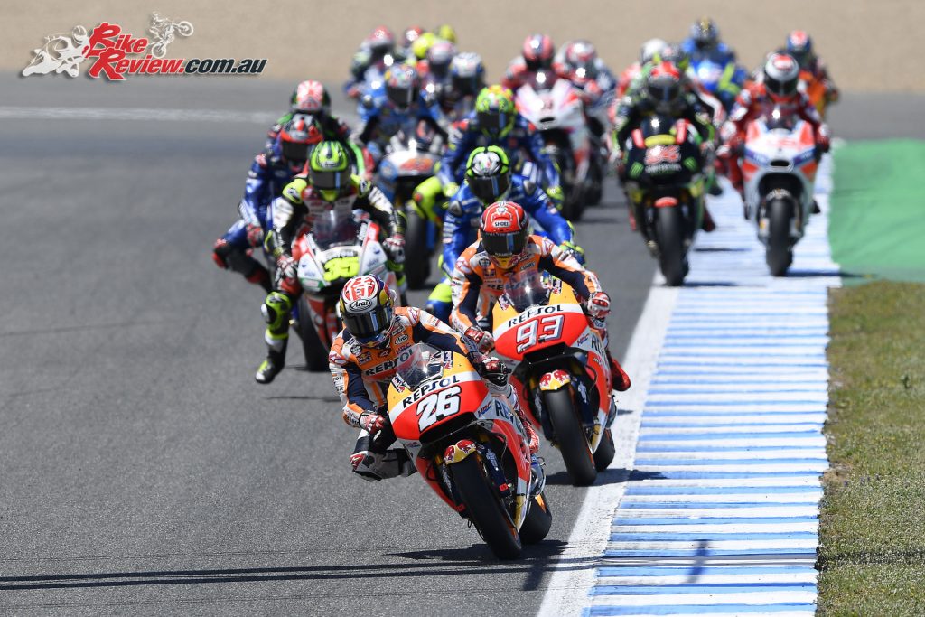 Pedrosa leads Marquez and the rest of the MotoGP field at Jerez