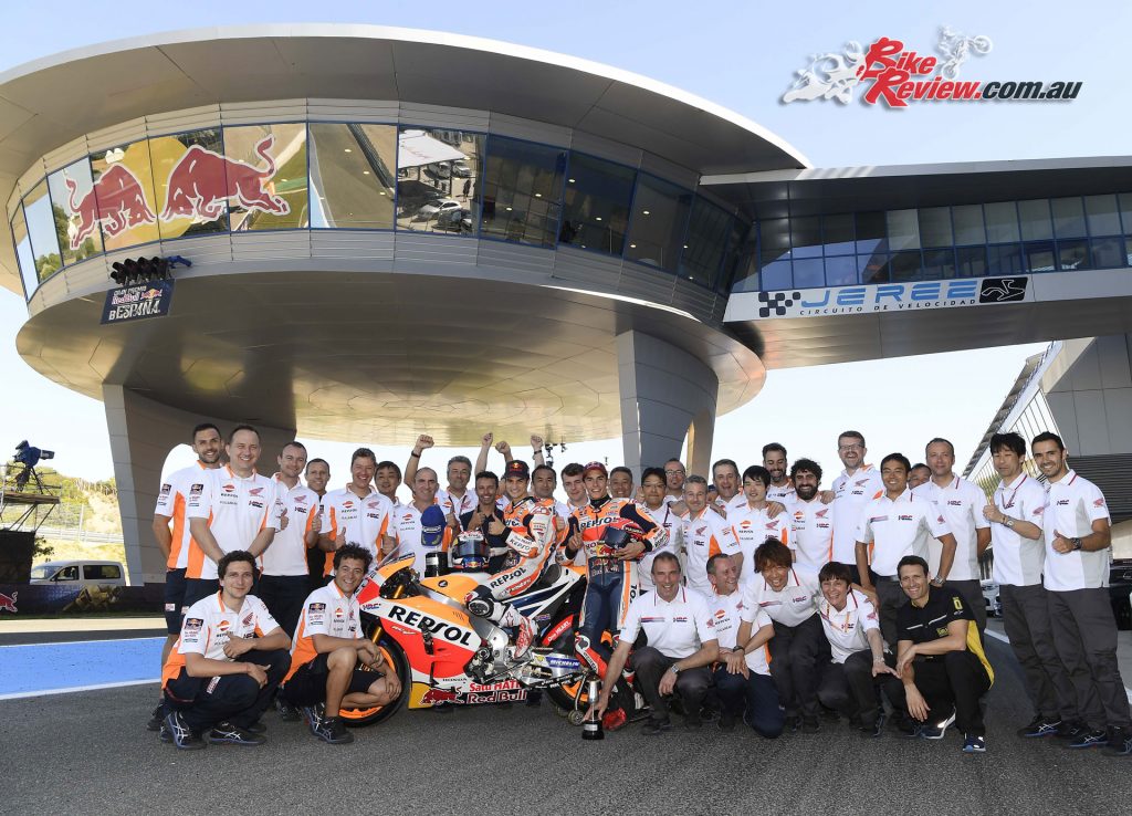 Repsol Honda Team at Jerez, 2017