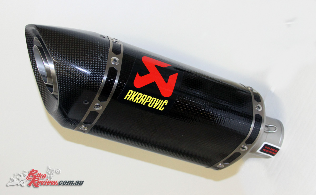 Akrapovic Carbon Racing System for the MT-07 Tracer