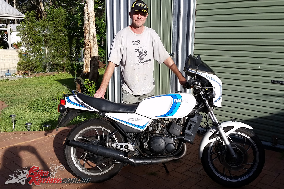 This particular RD350LC was picked up for $5500 and offered the perfect canvas for a restoration.