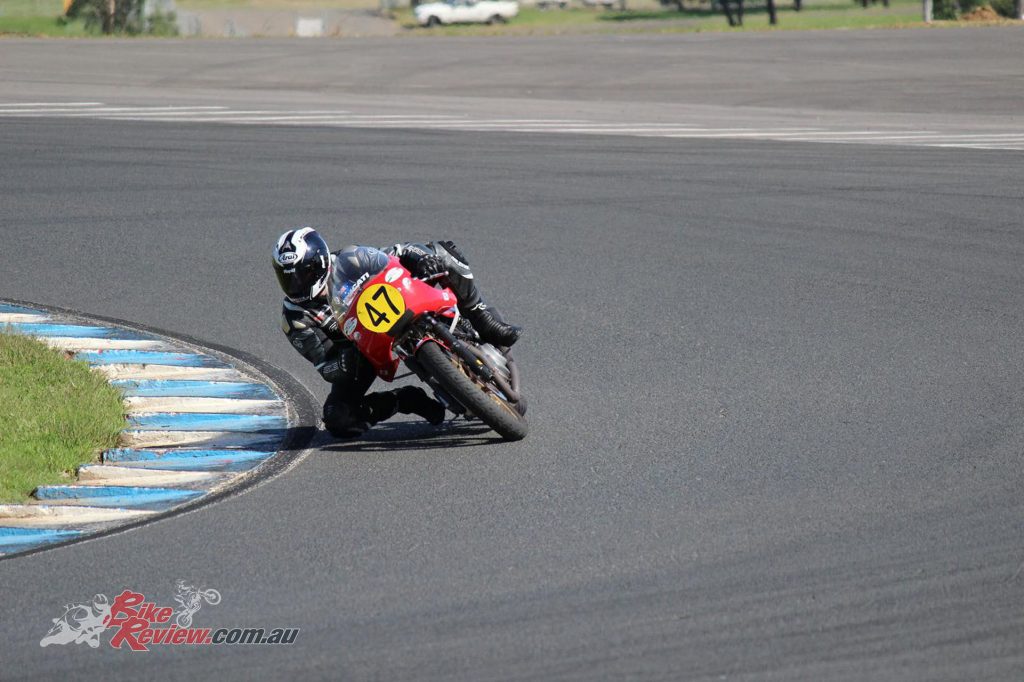 I raced the bike and won the A grade class at a BEARS round using the stock 500 motor. It was a Steven Bradbury moment as I was the only A grader! 