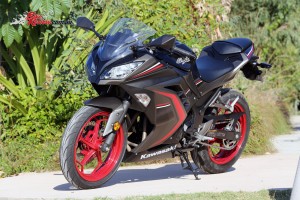 Arguably the oldest of the 300s, the Ninja 300 has been around a while but still offers great value and is a popular choice