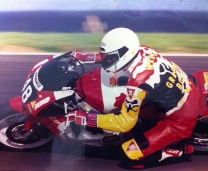 Jeff first started racing back in the 1990s when there were hot two-stroke scooters around the pits...