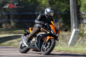 Honda CBR500R in Graphite Black/Candy Energy Orange