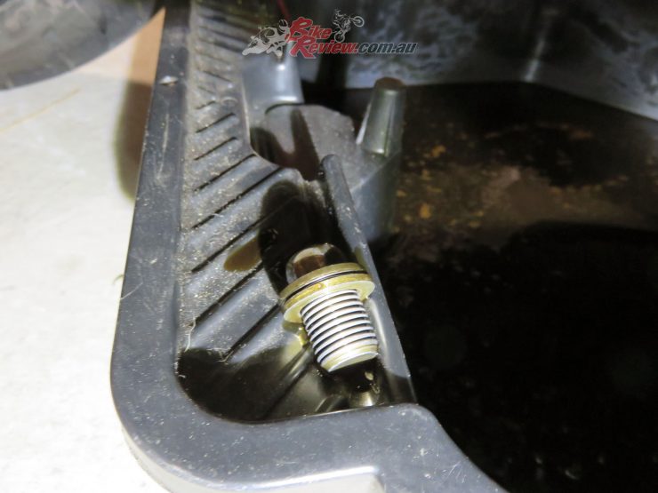 Tech Tips Oil Change Bike Review (8) Bike Review