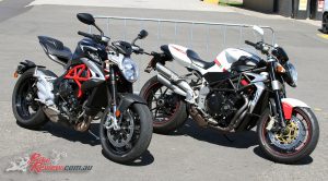 2016 MV Agusta Brutale 800 and an older 910R Hydrogen