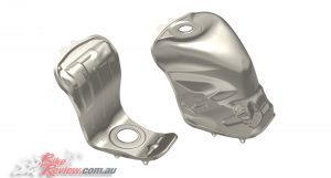 2017 Honda CBR1000RRSP Fireblade, titanium fuel tank.