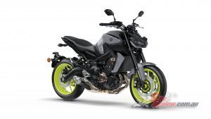 2017 Yamaha MT-09, Night Fluo