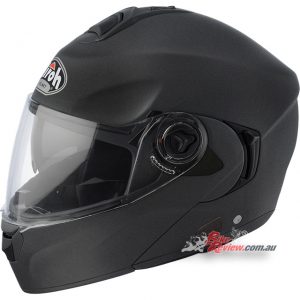 Airoh Rides, Road/Touring helmet, flip-up, Anthracite Matt Black