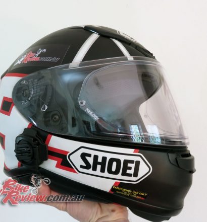 Shoei NXR helmet, with new visor, Pinlock and Air Spoiler