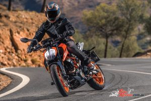 2017 KTM 390 Duke, Image courtesy of KTM by R. Schedl