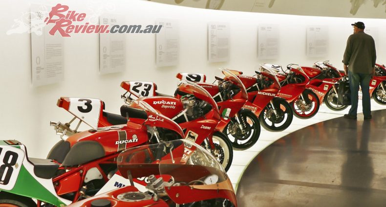 The freshly renovated Ducati Museum at the Ducati factory in Bologna is a must stop place for Ducatisti.