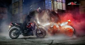 2017 Aprilia Dorsoduro 900 and Shiver 900