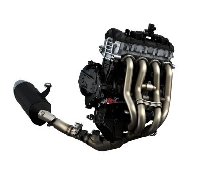 148.6kW@13,200rpm and 117.6Nm of torque at 10,800rpm, channelled through a bi-directional quickshifter for smooth upshifts and downshifts without using the clutch or throttle.