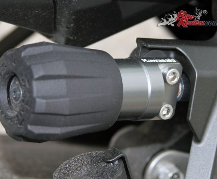 2017 Kawasaki Ninja 1000 - External preload adjustability for the rear shock