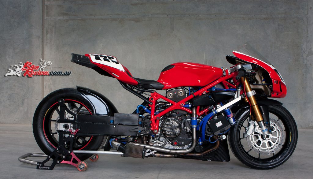 Custom Ducati 749 Turbo Dragster