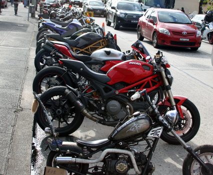 2017 Throttle Roll - There was a huge variety of machines on display and not just in the street party itself