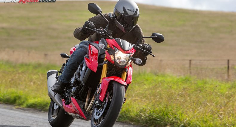 At the Australian GSX-S750 launch near Melbourne