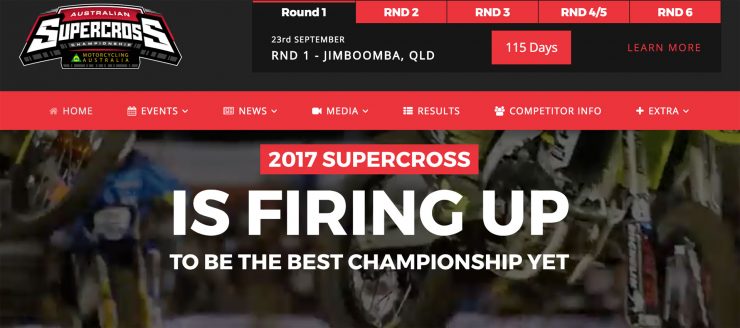 New Australian Supercross website