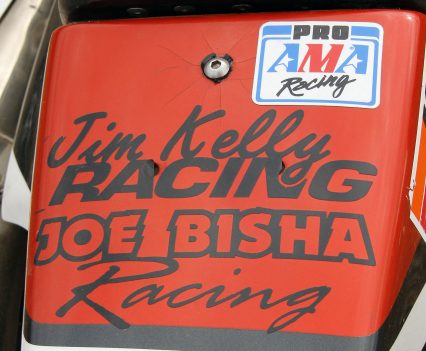 Pro AMA Racing and Jim Kelly Racing/Joe Bisha Racing stickers