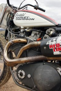 The adoption of the all alloy engine from 1972 for the XR 750 was a big step forward