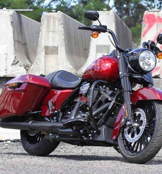 The 2017 Road King features an updated powerplant and suspension