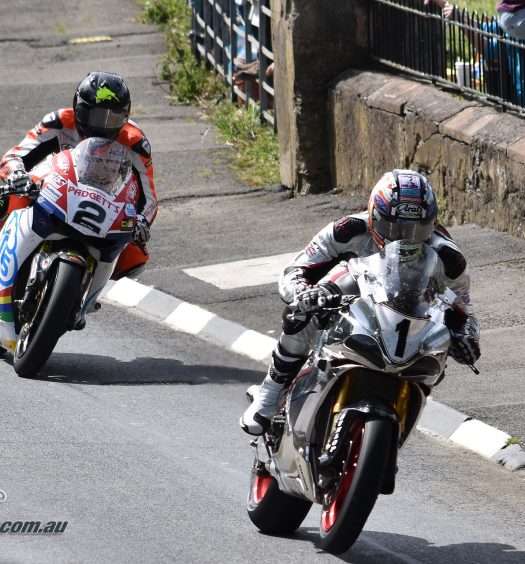 2017 Isle of Man TT Davo Johnson Bruce Anstey